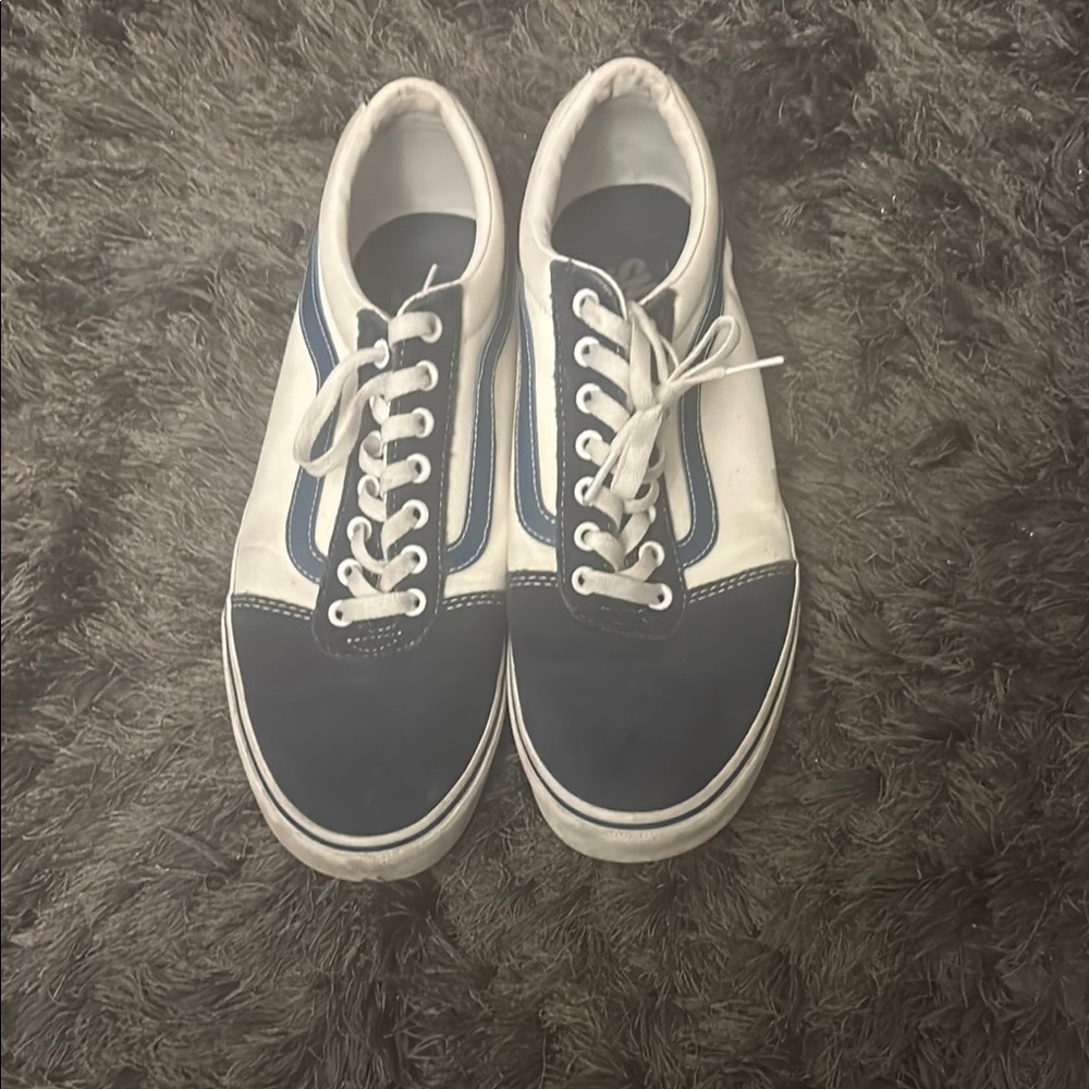 Vans Blue and White Sneakers